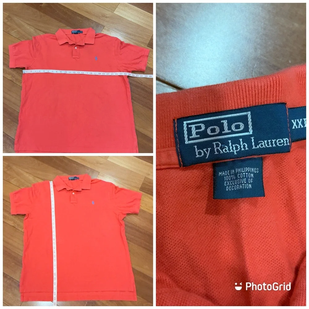 Polo Ralph Lauren Polo Shirts Mens Multicolor Cotton Pique Bundle XXL 4pk
